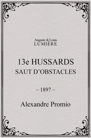 Poster 13e hussards : saut d’obstacles