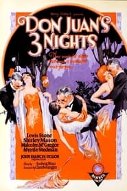 Poster Don Juan's 3 Nights