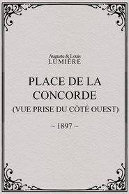 Poster Place de la Concorde (vue prise du côté ouest) 1897
