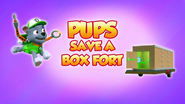 Pups Save a Box Fort
