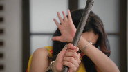 Amruta occupies the terrace of Virat's house