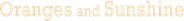 Oranges and Sunshine Logo