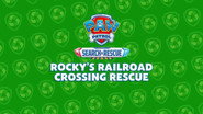 Search & Rescue: Rocky's Railroad Crossing Rescue