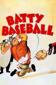 Poster van Batty Baseball