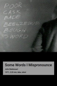 Some Words I Mispronounce