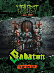Sabaton - Hellfest 2026 poster
