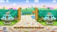 Daniel Pretends at the Pool
