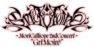 Mori Calliope 2nd Concert “GriMoire” Logo