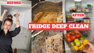 Deep Cleaning My Fridge : Not for the squeamish!