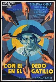 Poster Con el dedo en el gatillo 1940