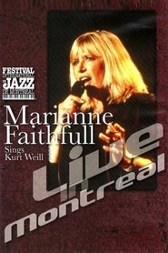 Poster Marianne Faithfull Sings Kurt Weill