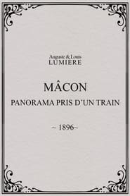 Poster Mâcon : panorama pris d’un train