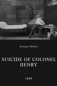 Poster L'affaire Dreyfus, suicide du colonel Henry