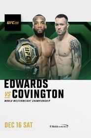 UFC 296: Edwards vs. Covington постер