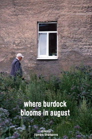 Where burdock blooms in August