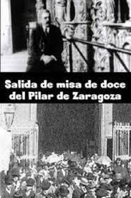 Poster Exit of the Twelve O'clock Mass of the Pillar of Saragossa 1897