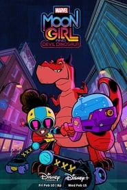 Marvel's Moon Girl and Devil Dinosaur постер