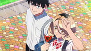 The Klutzy Health Representative and the Schoolgirl Who Slips Often/Taking More Supplementary Lessons With the Klutz on the Day Her Little Sister Is Touring the Klutz's School