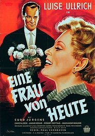 Poster Eine Frau von heute 1954