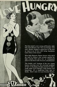 Poster Love Hungry 1928
