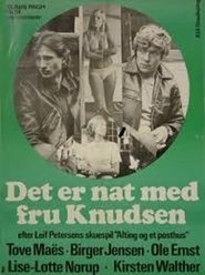 Affiche de Film Det er nat med fru Knudsen