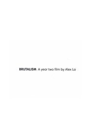 Poster BRUTALISM 2020
