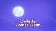 Owlette Comes Clean