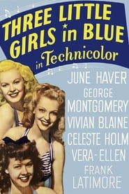 Poster Three Little Girls in Blue
