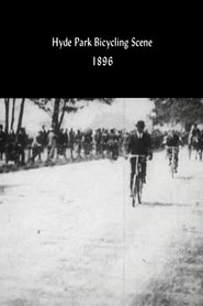 Poster Hyde Park Bicycling Scene 1896