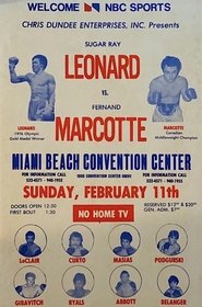 Poster Sugar Ray Leonard vs. Fernand Marcotte