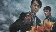 雨に消えた向日葵