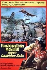 Poster Frankensteins Monster jagen Godzillas Sohn