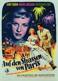 Poster Auf den Straßen von Paris
