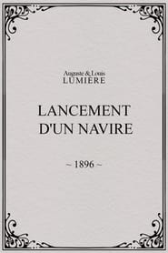 Poster Lancement d'un navire