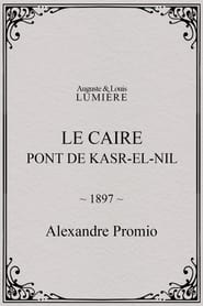 Poster Le Caire, sortie du pont de Kasr-el-Nil