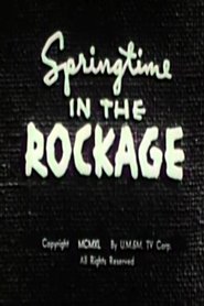 Poster Springtime in the Rock Age 1940