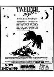 Poster Twelfth Night 1987
