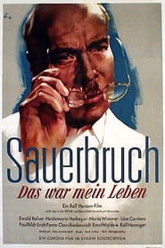 Poster The Life of Surgeon Sauerbruch 1954