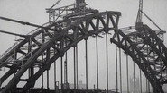 The Building of the New Tyne Bridge from Newcastle to Gateshead poster