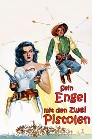 Poster Sein Engel mit den zwei Pistolen