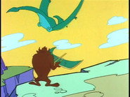 Taz and the Pterodactyl