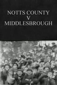 Poster Notts County v. Middlesbrough 1902