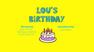 Lou's Birthday