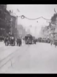 Over Route of Roosevelt Parade in an Automobile