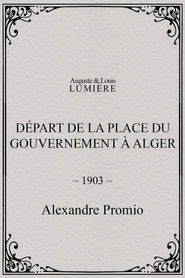 Départ de la place du Gouvernement à Alger