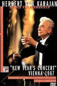 Poster Herbert Von Karajan - New Year's Concert Vienna 1987