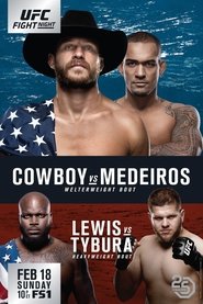 Poster UFC Fight Night 126: Cowboy vs. Medeiros 2018