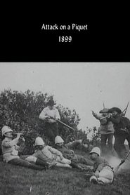 Poster Attack on a Piquet 1899