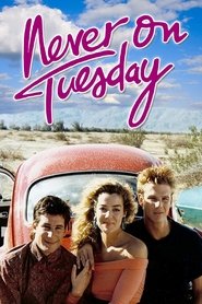 "Never on Tuesday" poster