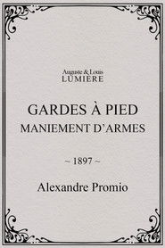 Gardes à pied : maniement d’armes